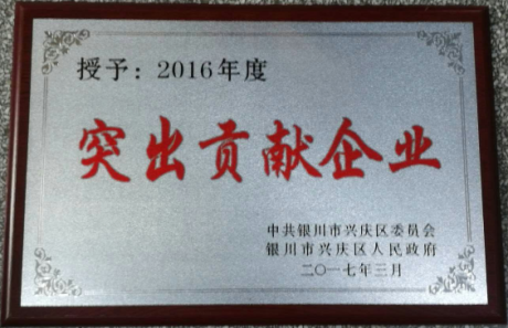 2016年度突出貢獻企業(yè)